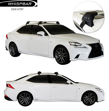 Lexus IS250 roof rack Yakima Whispbar